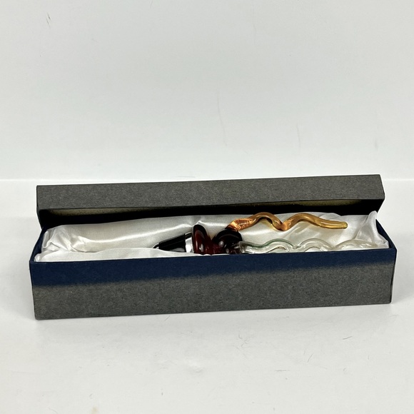 Exquisite Glass Multicolored Art Decor Wine Bottle Stopper - Picture 4 of 5